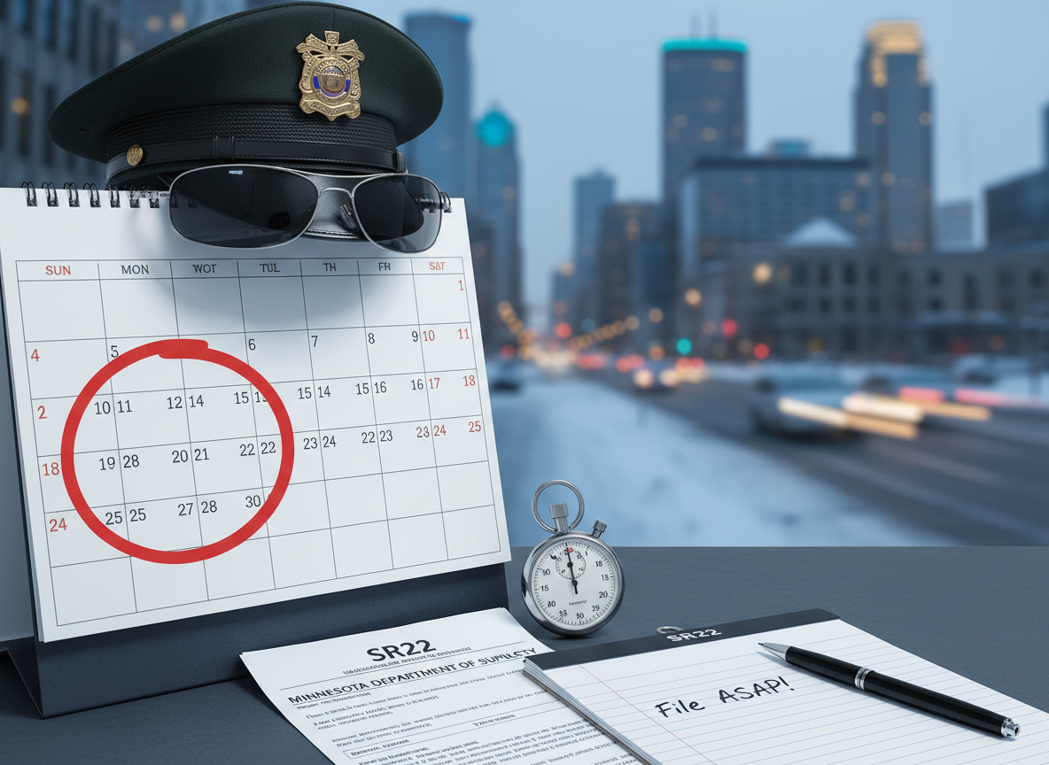 SR22 Filing Timelines After a Minnesota Violation